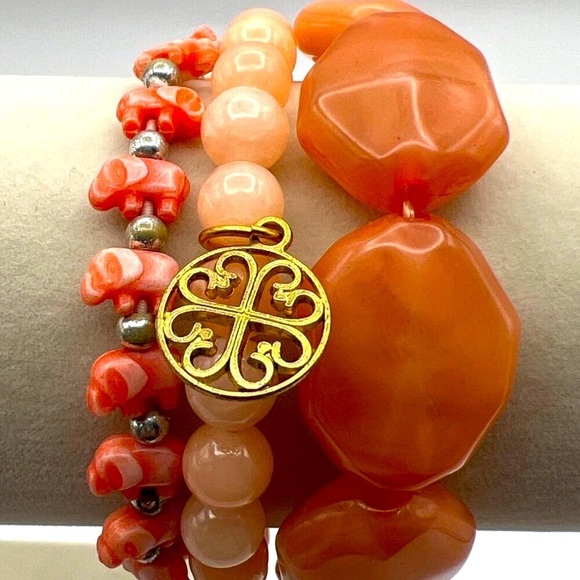 Handmade Beaded Necklace & Bracelet Set    N81 - Picture 6 of 7